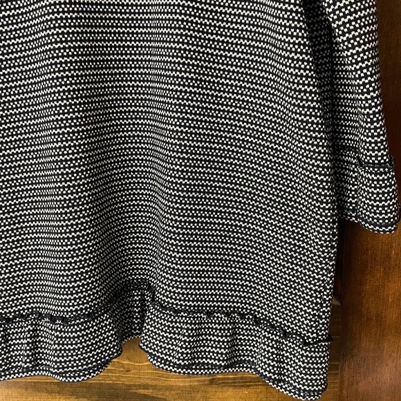 Jack by BB Dakota cardigan, black and white stretch, L, excellent condition - Picture 9 of 15